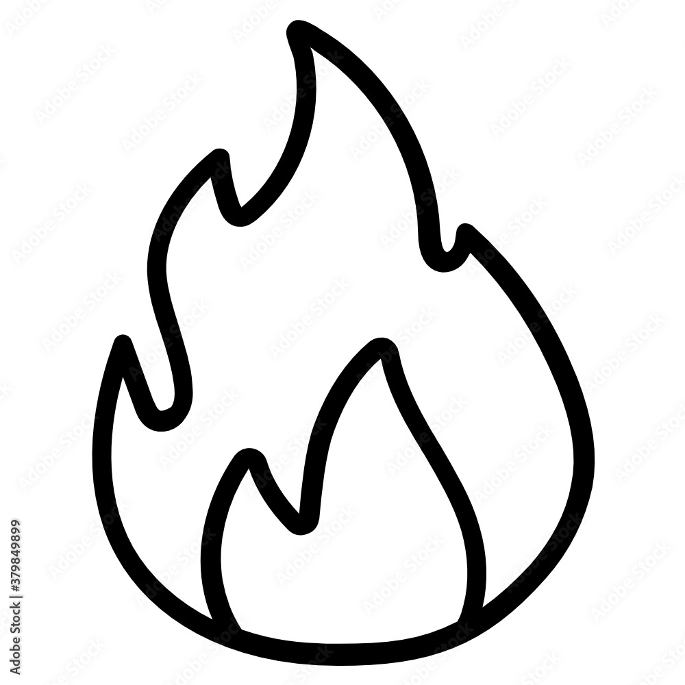 Campfire, wood logs with fire flame icon in flat design.
Campfire, wood logs with fire flame icon in flat design.