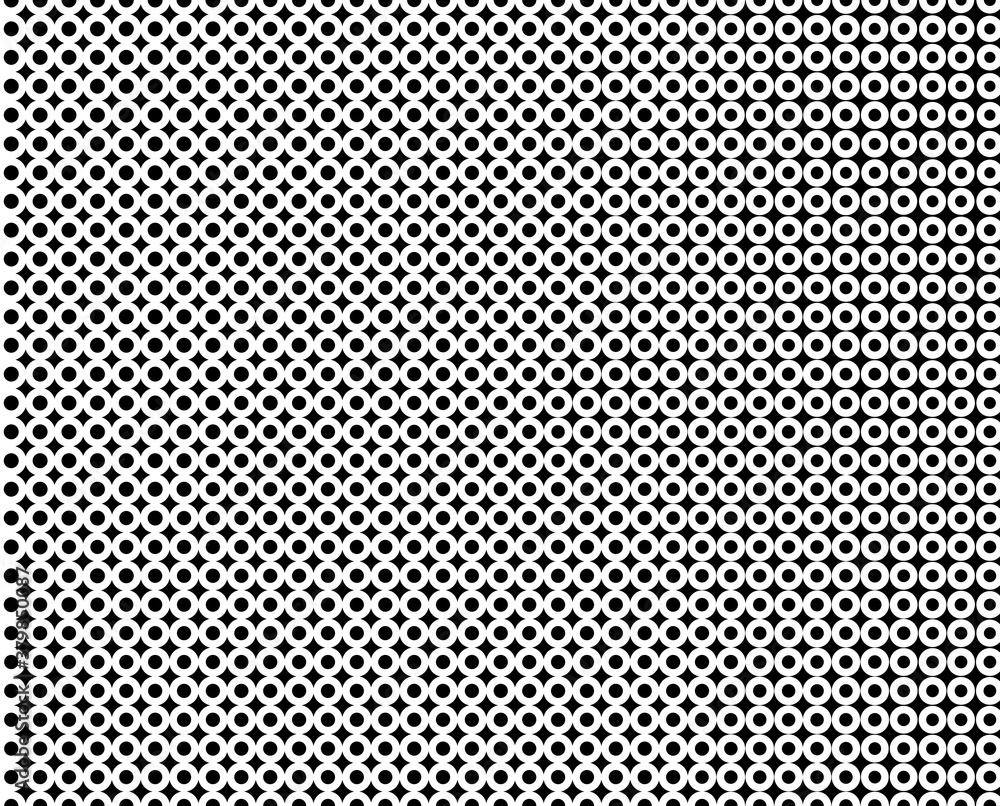 Black and white halftone. Abstract monochrome texture. Gradient background. Chaotic elements. Background for the site. Template for printing on t-shirts, business cards, posters, fabric Black and white halftone. Abstract monochrome texture. Gradient background. Chaotic elements. Background for the site. Template for printing on t-shirts, business cards, posters, fabric
