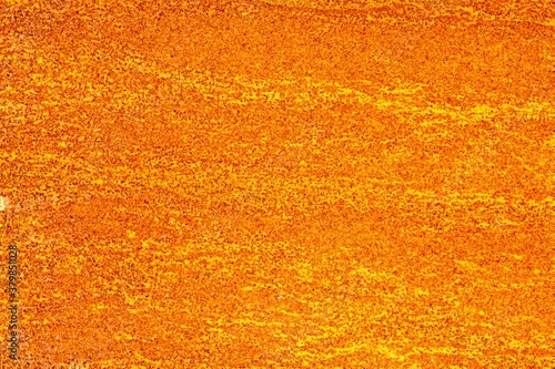 Hintergrund Textur rostige Wand aus Metallin rot orange