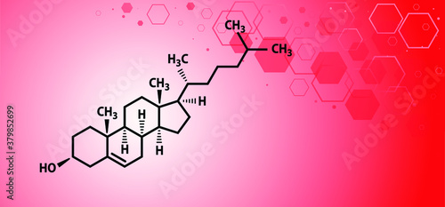 Cholesterol formula cemical structure C27H46O molecule Medical sign heart docktor blood HDL LDL health risk fat vector icons icon sign Structural formulas cell cells molecules membranes atom atomic
