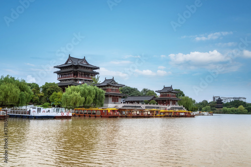 Wanghai Tower  Fengcheng River  Taizhou