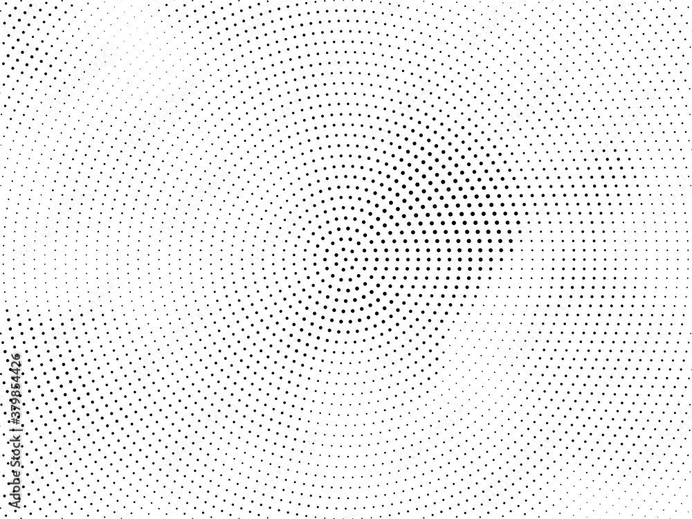 Elegant circular halftone design modern background