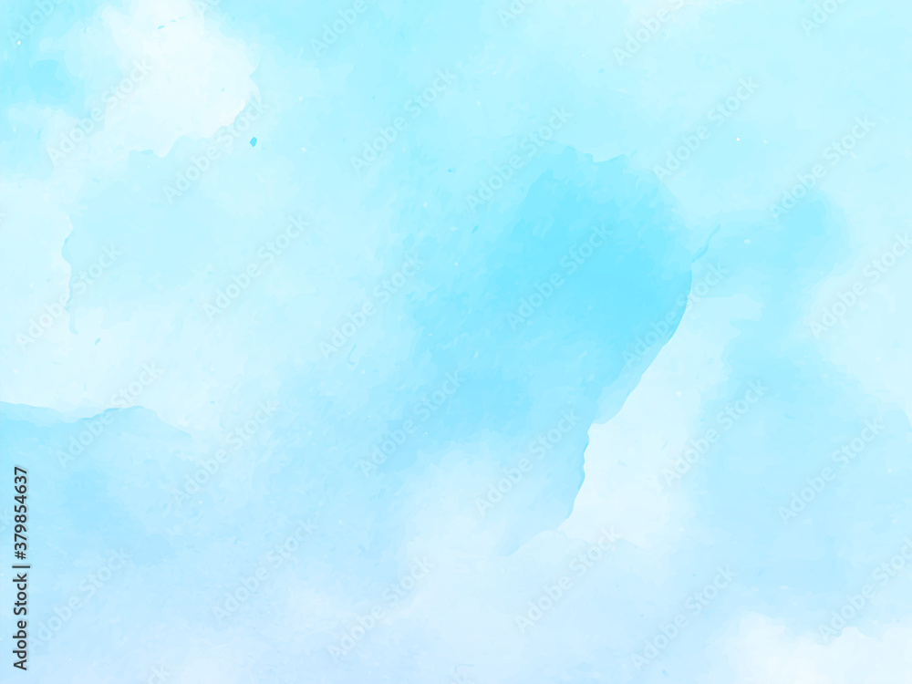 Soft blue watercolor texture design elegant background
