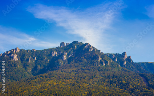 Rocky Mountain peak of Ceahlau, Romania