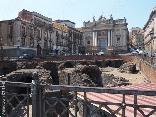 anfiteatro, Catania, Sicilia, Italia photo