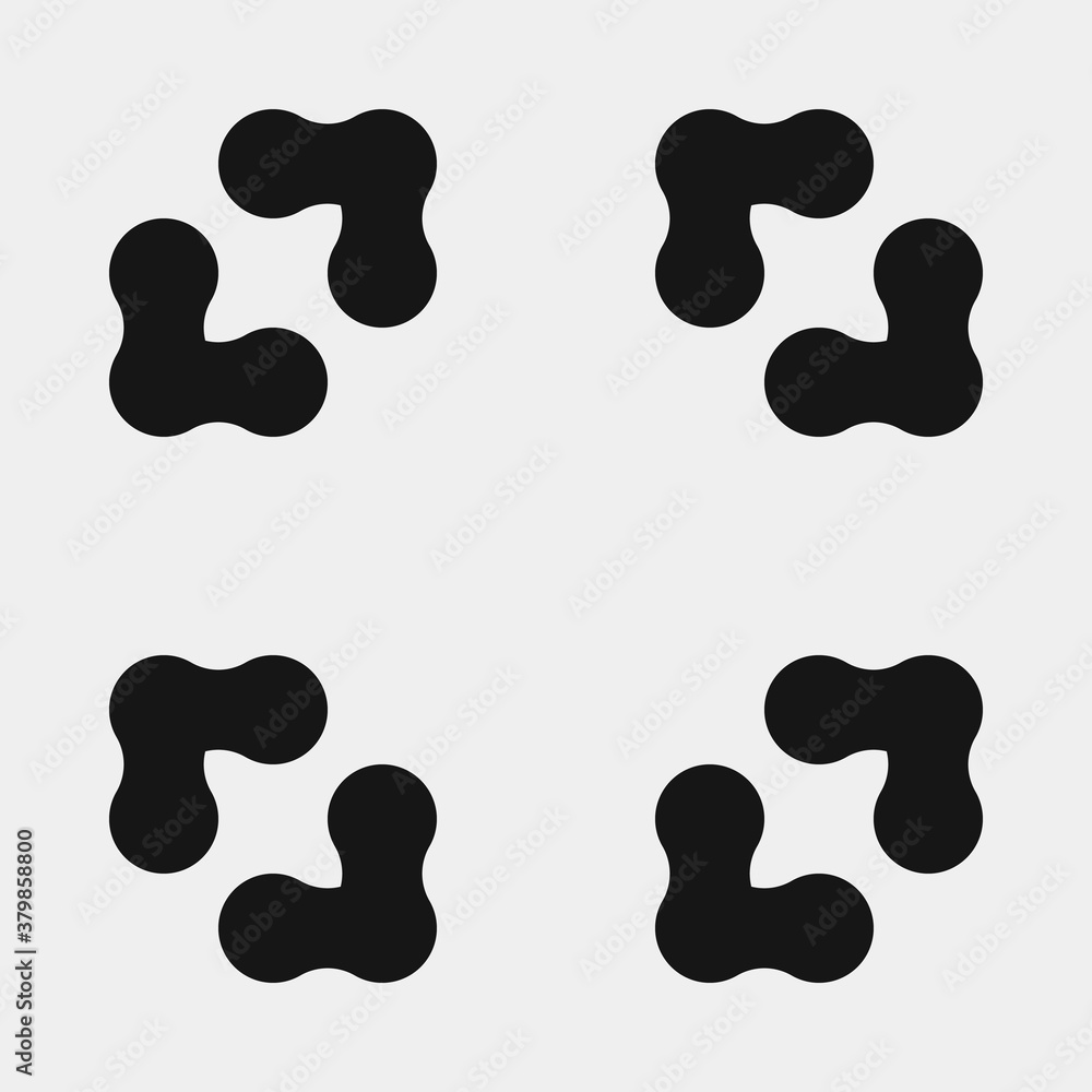 Abstract Cross Pattern Dots Logo generative computational art illustration Abstract Cross Pattern Dots Logo generative computational art illustration
