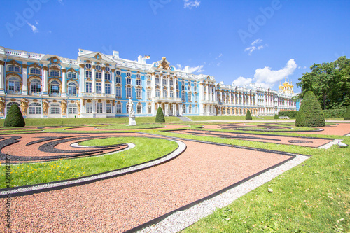 The Catherine Palace in Saint Petersburg, Russia