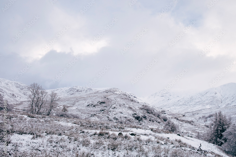 Fresh mountain snow, between Troutbeck and the Kirkstone Pass. C Fresh mountain snow, between Troutbeck and the Kirkstone Pass. C
