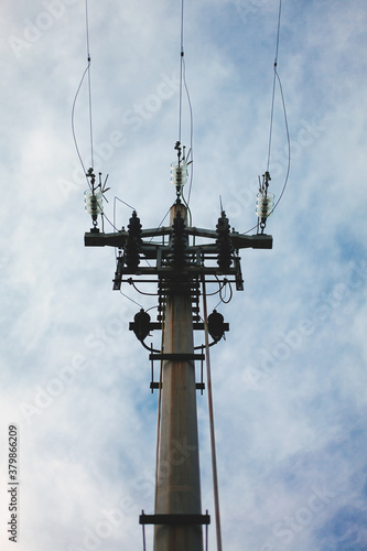 High voltage tower