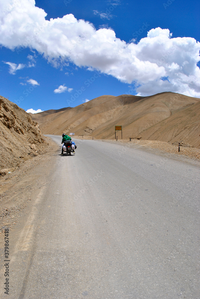 Road in Ladakh, Jammu & Kashmir, India (somewhere between Kargil and Leh, Near Mulbekh Monastery) Road in Ladakh, Jammu & Kashmir, India (somewhere between Kargil and Leh, Near Mulbekh Monastery)