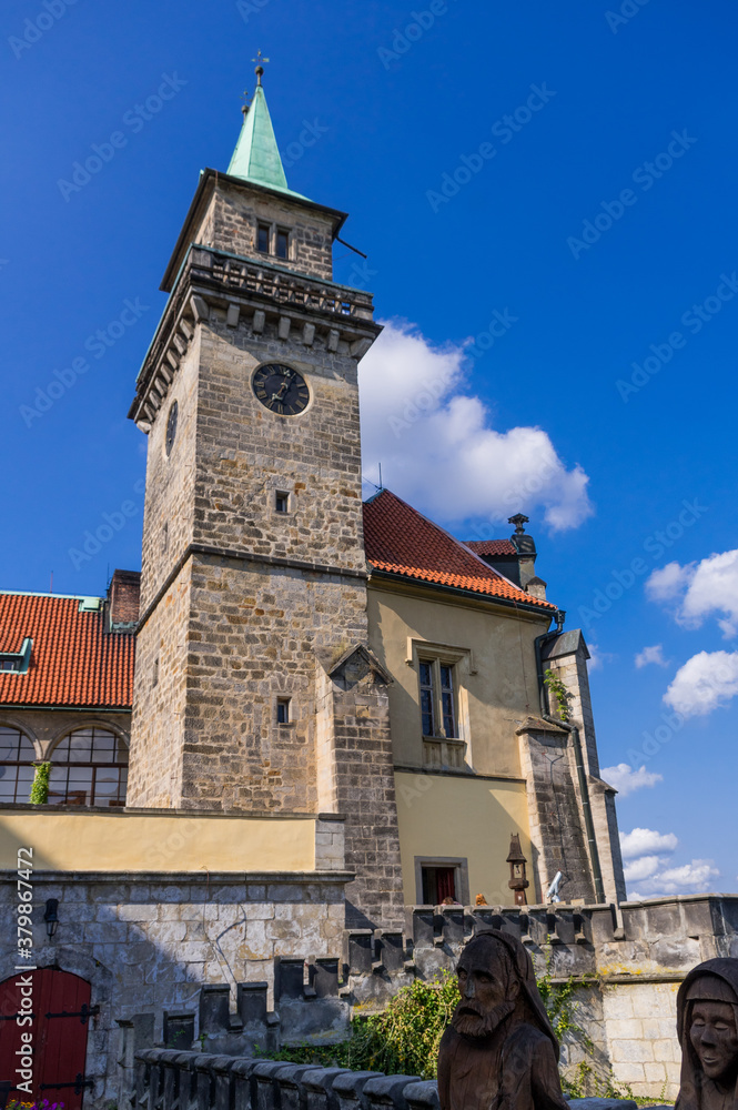 Gothic chateau Hruba Skala near Turnov, Czech Republic