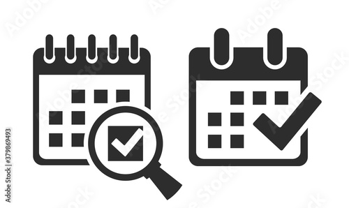 Save date in calendar vector icon