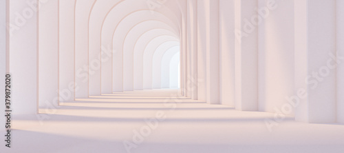 Fotografering Archway white architecture