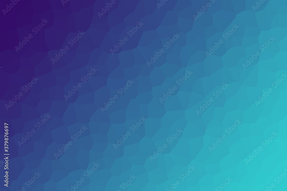 Dark To Light Blue Smooth Blurred Low Poly Gradient Crystallize Background Illustration