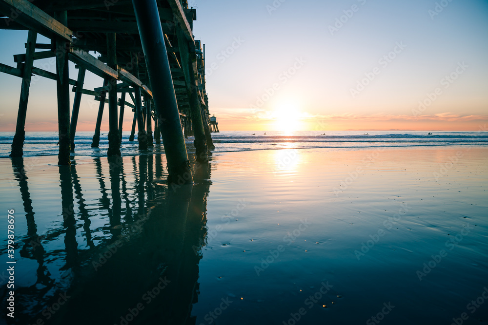 Peir at sunset. Peir at sunset.