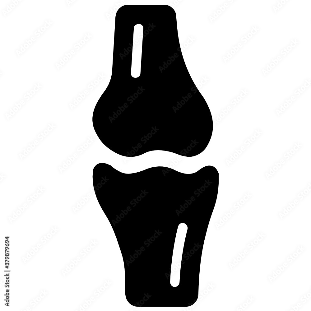 Flat design of human knee joint, bone joint icon
Flat design of human knee joint, bone joint icon
