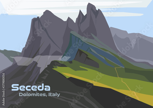 Seceda, Dolomites Italy, European Alps