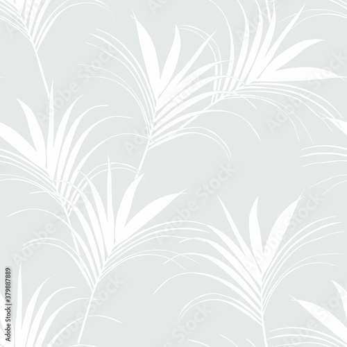 Summer tropical palm tree leaves seamless pattern. tenderness design for cards, web, backgrounds and natural product.