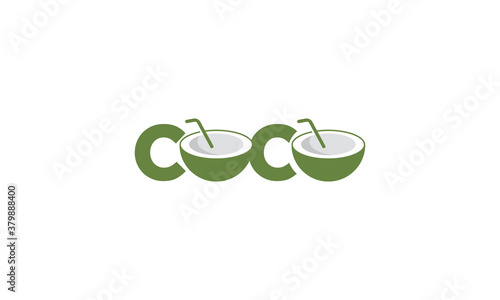 Coconut Vector Logo Design Inspirations