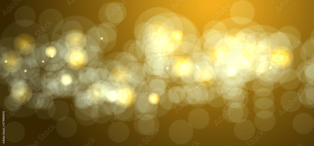 Obraz premium Blurred bokeh abstract golden gold background pattern gold glitter glitters stars star starry texture party christmas xmas light lights fun funny sparkle glamour blur silver dots polka dot pois banner