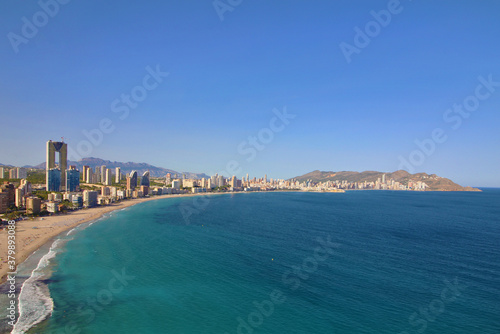 Playa de Poniente, Benidorm, España