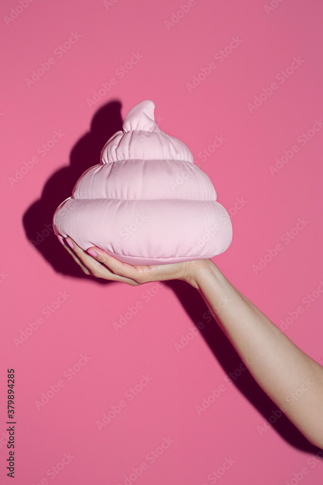Pink poop Stock Photo | Adobe Stock