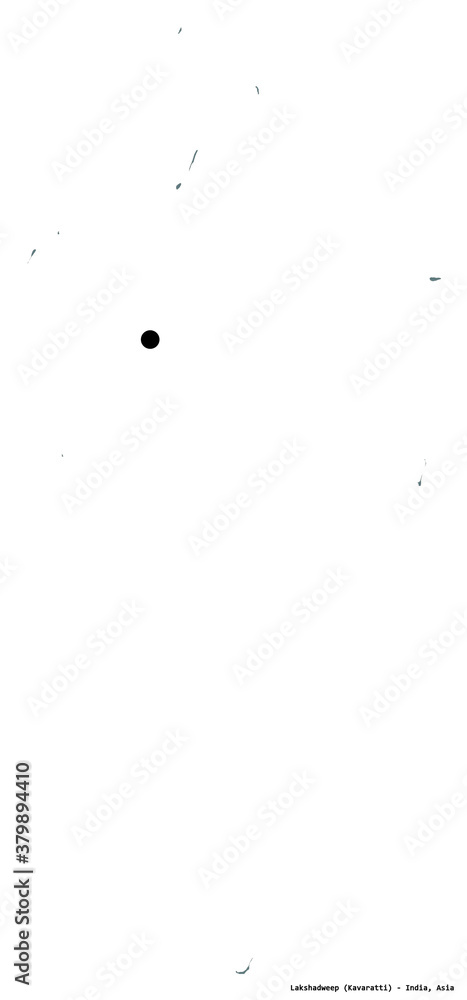 Fototapeta premium Lakshadweep, union territory of India, on white. Administrative