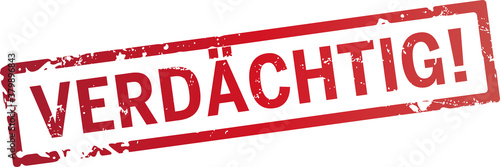 stempel verdächtig