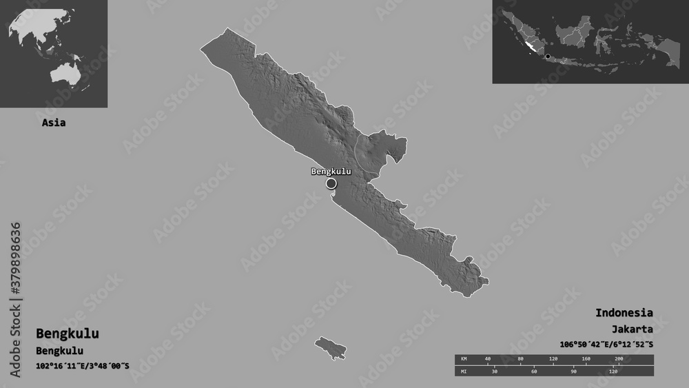 Bengkulu, province of Indonesia,. Previews. Bilevel