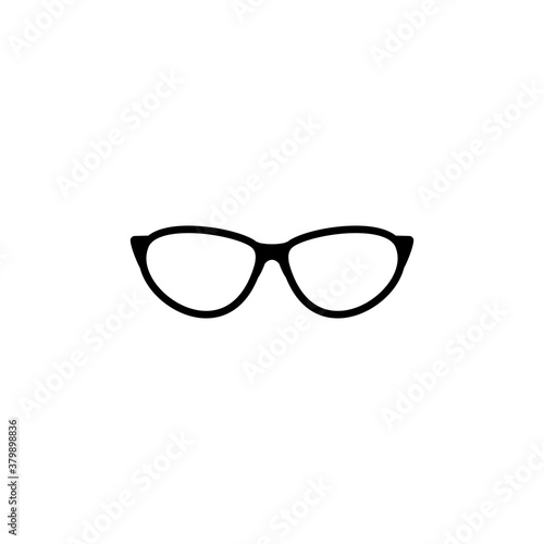 eyeglasses icon vector symbol isolated illustration