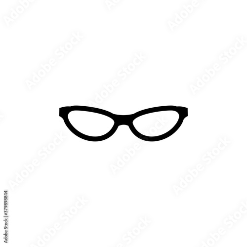 eyeglasses icon vector symbol isolated illustration