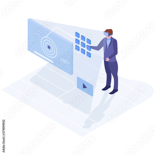 
Illustration design of customer rating 
