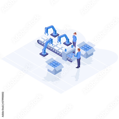 
Illustration design of making money 
