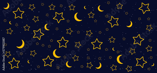 Star starry moon sparkling twinkling cartoon Flat vector sign glow background Deam, sleep party, celebrate stars glittery. Sparkle glowing light Christmas xmas bright flare color Stardust stars sky. 
