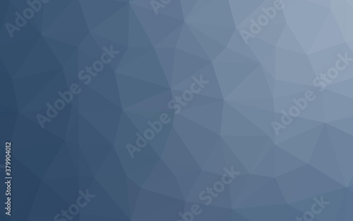 Light BLUE vector blurry triangle template. A completely new color illustration in a vague style. Textured pattern for background.