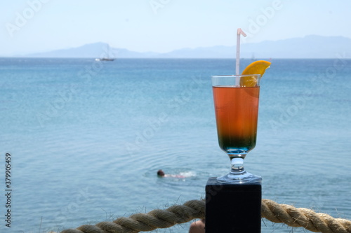 cocktail on the beach