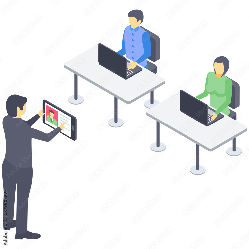 Icon of table talk isometric design.
Icon of table talk isometric design.