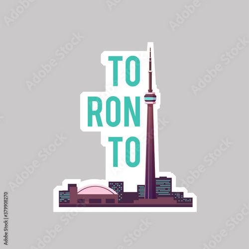 Vector travel sticker