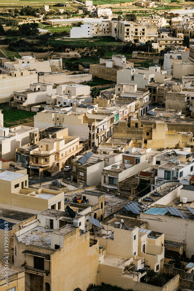 Cityscape of town in Gozo, Malta Cityscape of town in Gozo, Malta
