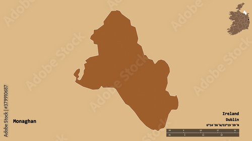 Photography Monaghan, county of Ireland, zoomed. Pattern