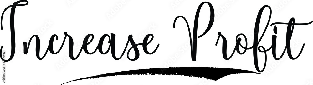 Increase Profit Calligraphy Handwritten Black Color Text On Yellow
Background Increase Profit Calligraphy Handwritten Black Color Text On Yellow
Background