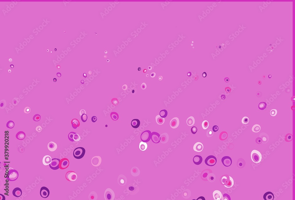 Light Pink vector backdrop with dots. Light Pink vector backdrop with dots.