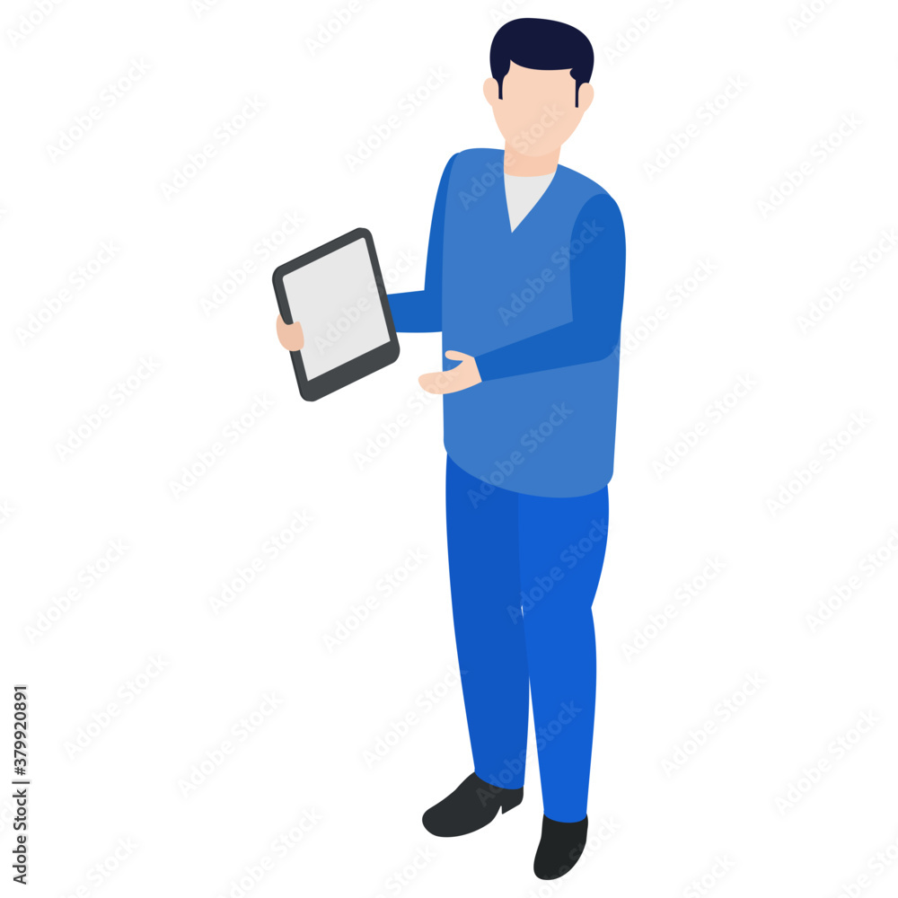 Male avatar character isometric design.
Male avatar character isometric design.