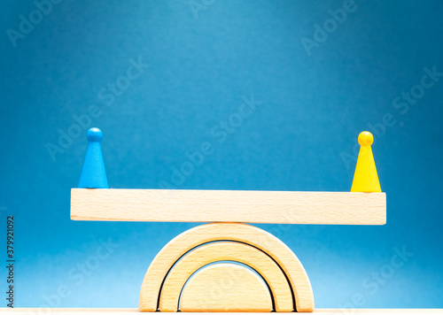 Фотография The state of balance, equality