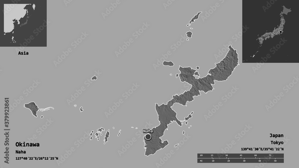 Okinawa, prefecture of Japan,. Previews. Bilevel