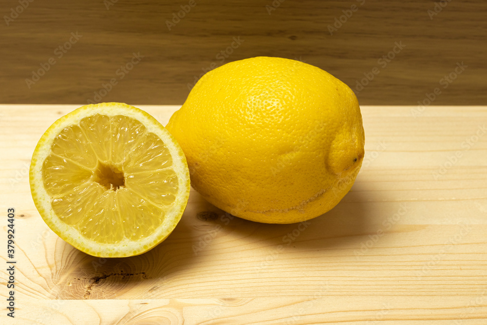 lemons in a table in a cook lemons in a table in a cook