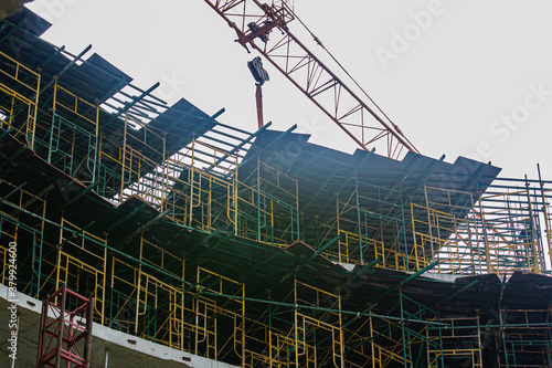 Construction scaffolding elemen