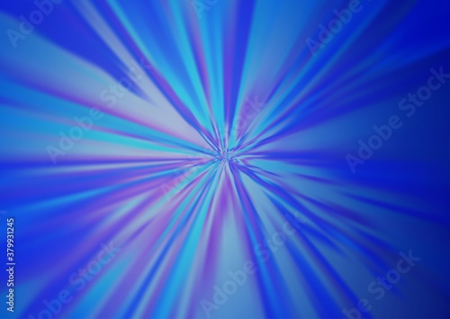 Light BLUE vector abstract blurred template. A completely new color illustration in a bokeh style. A completely new template for your design.