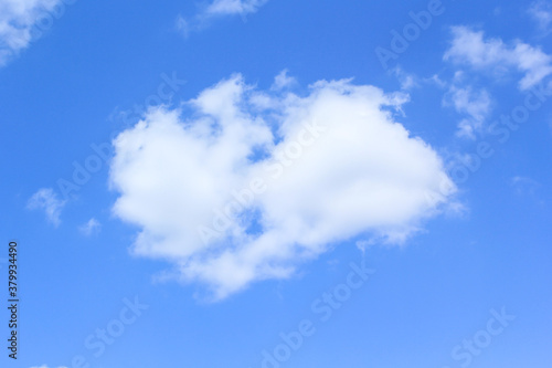 blue sky with clouds.