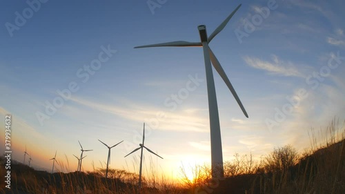 風力発電の風車（エコロジー）